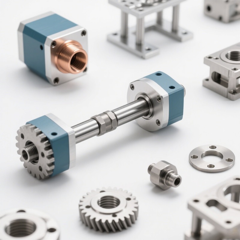 Customized CNC Machining Service for Automotive Parts with Brass Material and Painting Surface Treatment